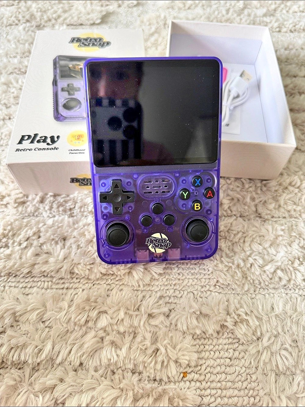 RetroSnap RetroSnap Play Handheld Retro Console Purple Like New